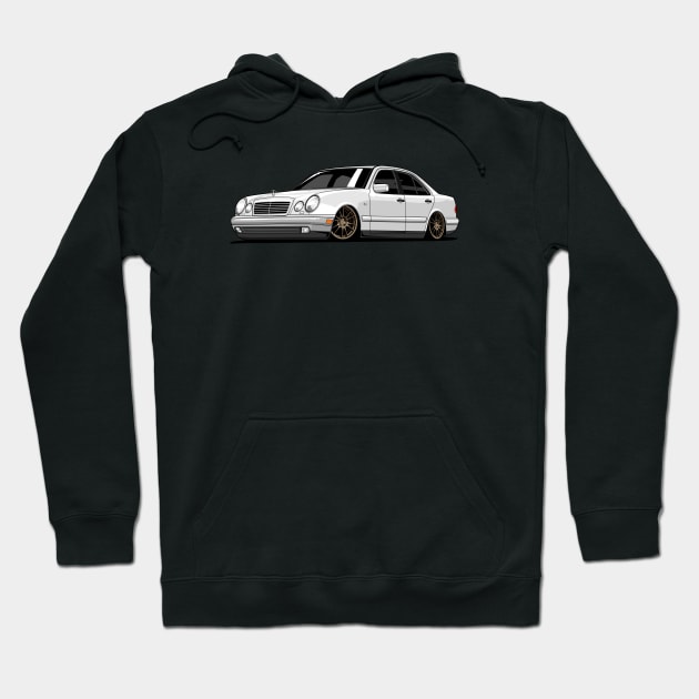 mercedes w210 Hoodie by small alley co